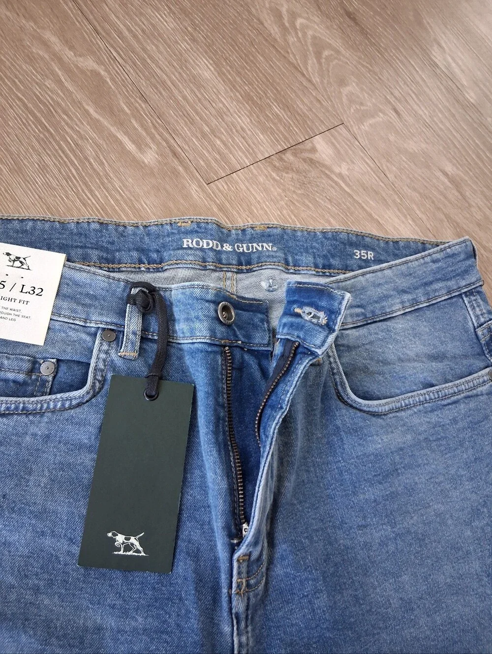 Rodd & Gunn Lowry Straight Fit Jean Sky Blue RL